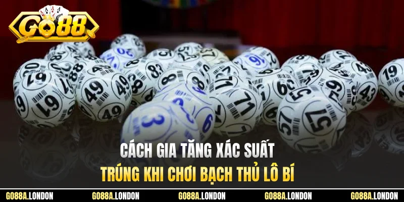 Cách gia tăng xác suất trúng khi chơi bạch thủ lô bí