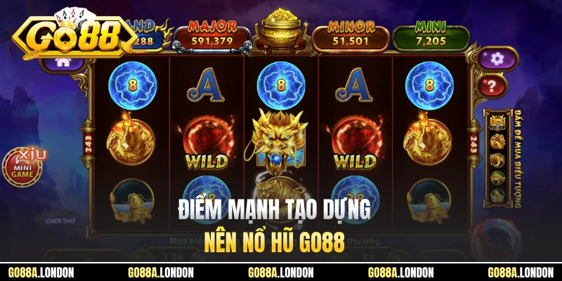 Điểm mạnh tạo dựng nên nổ hũ GO88